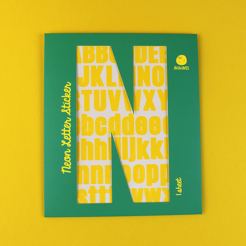 Buchstabensticker