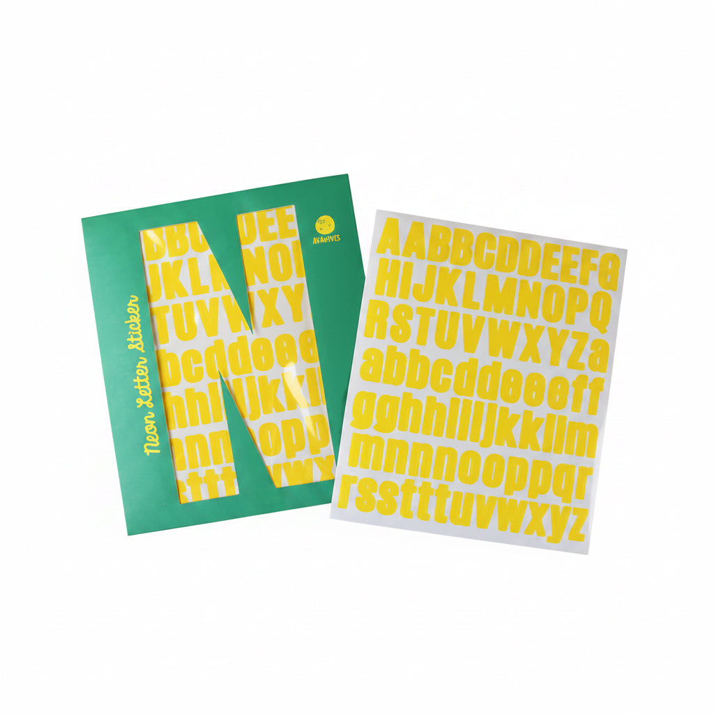 Buchstabensticker