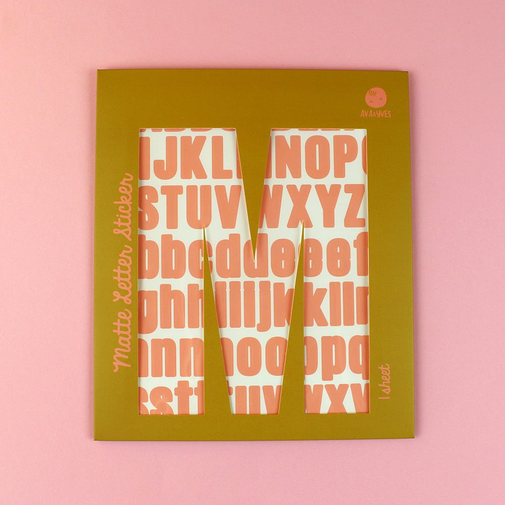 Buchstabensticker