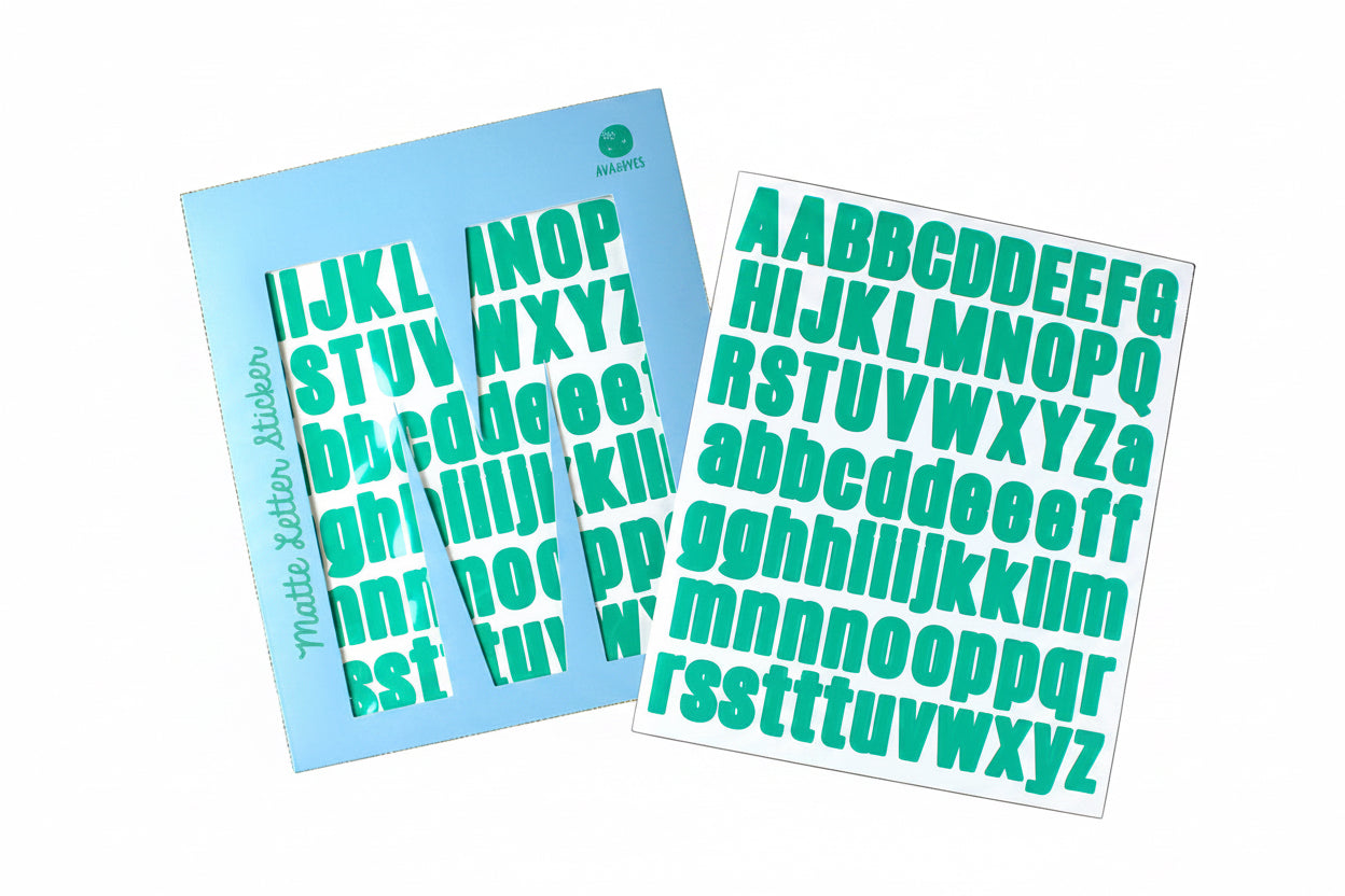 Buchstabensticker