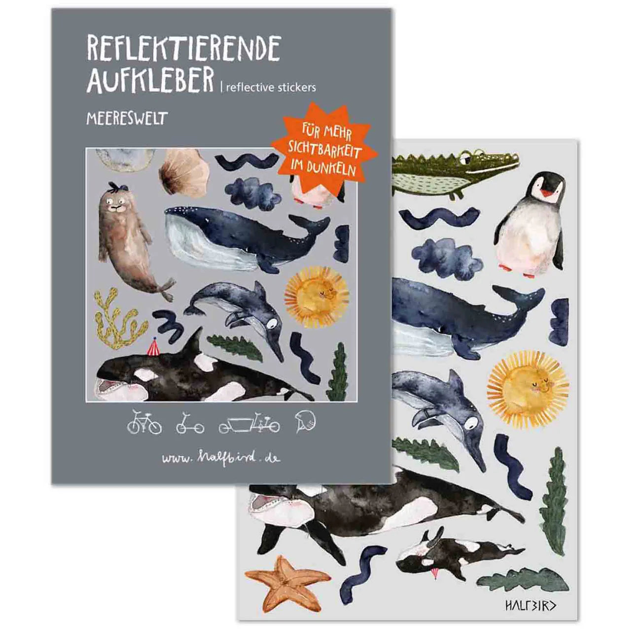Reflektierende Aufkleber