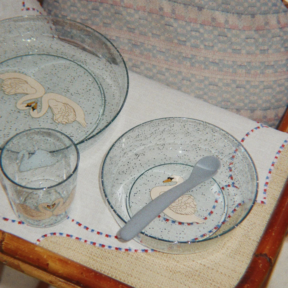 Geschirrset Schwan