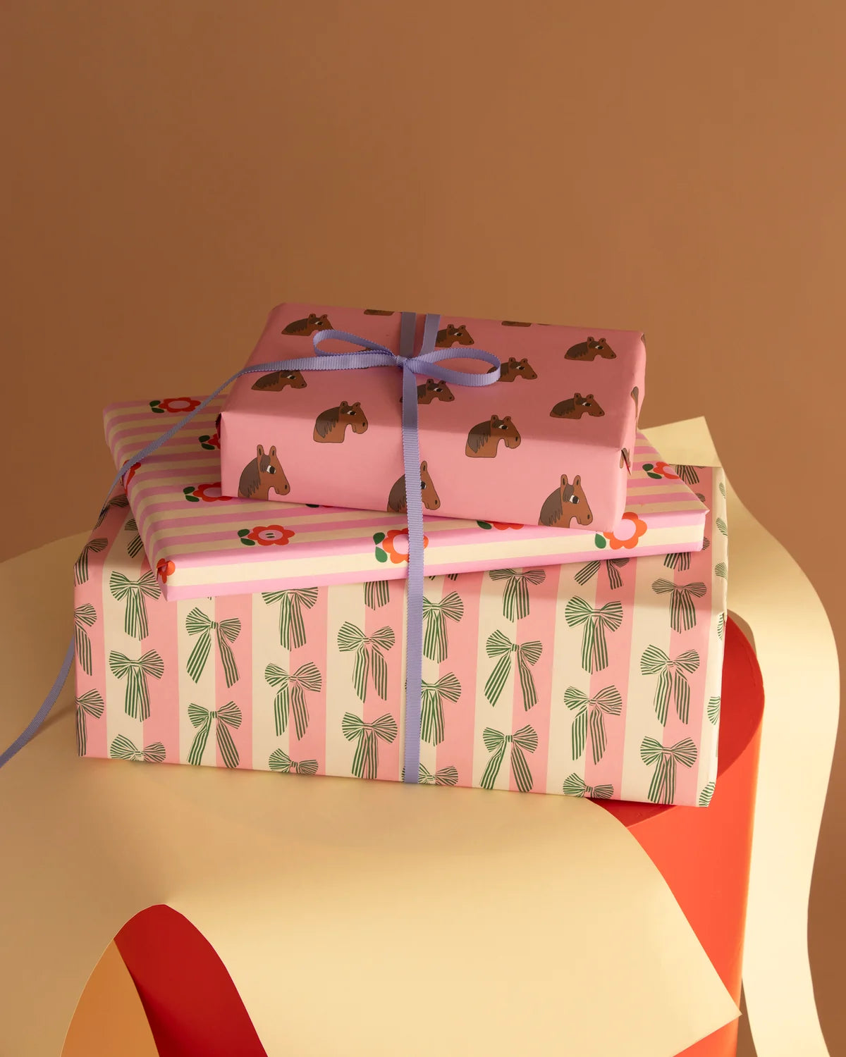 Geschenkpapier, Pferd