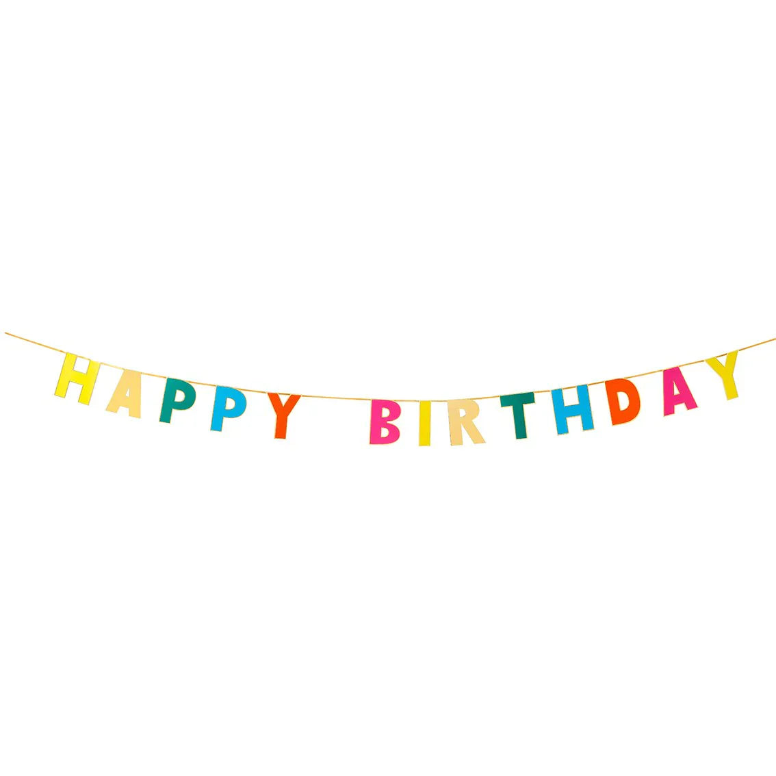 Happy Birthday Regenbogen Girlande