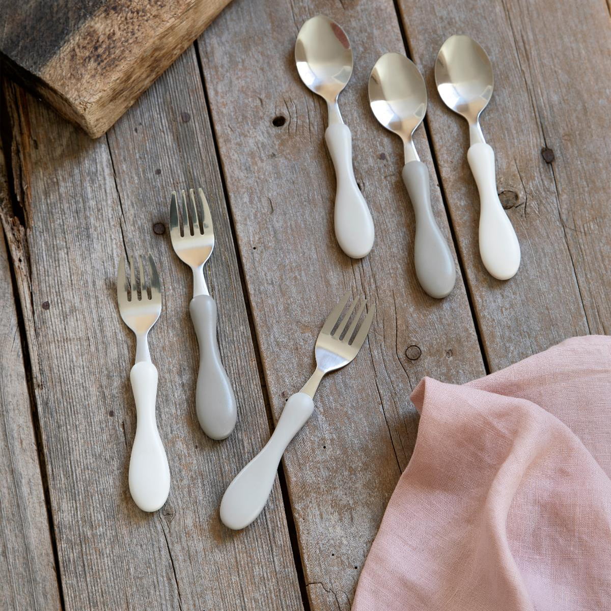 Kinderbesteck-Set Weiss