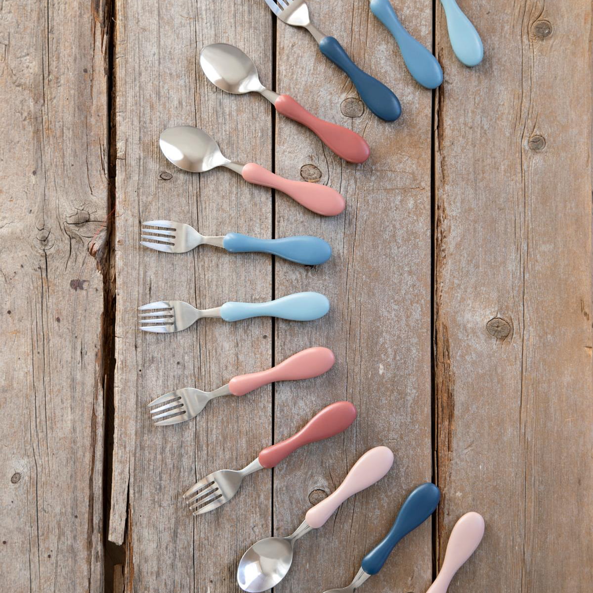 Kinderbesteck-Set Pink