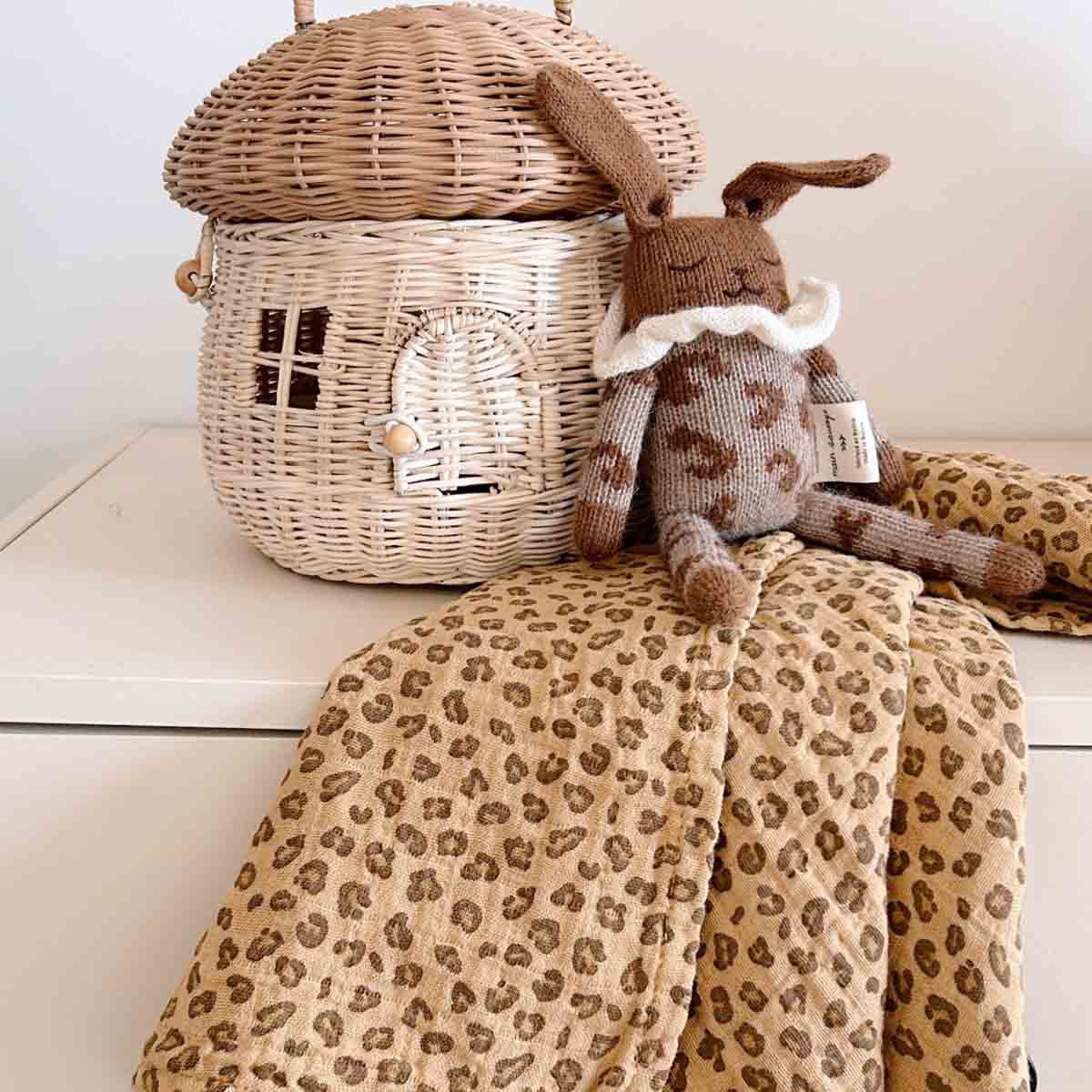 Mulltuch Leoprint