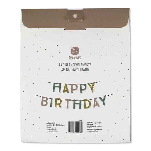 Girlande Happy Birthday