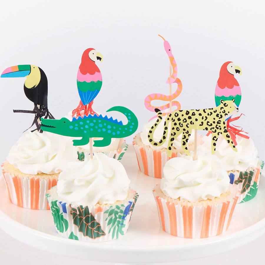 Cupcake Förmchen Dschungel