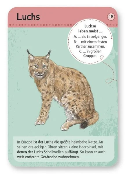 50 heimische Wald- & Wildtiere