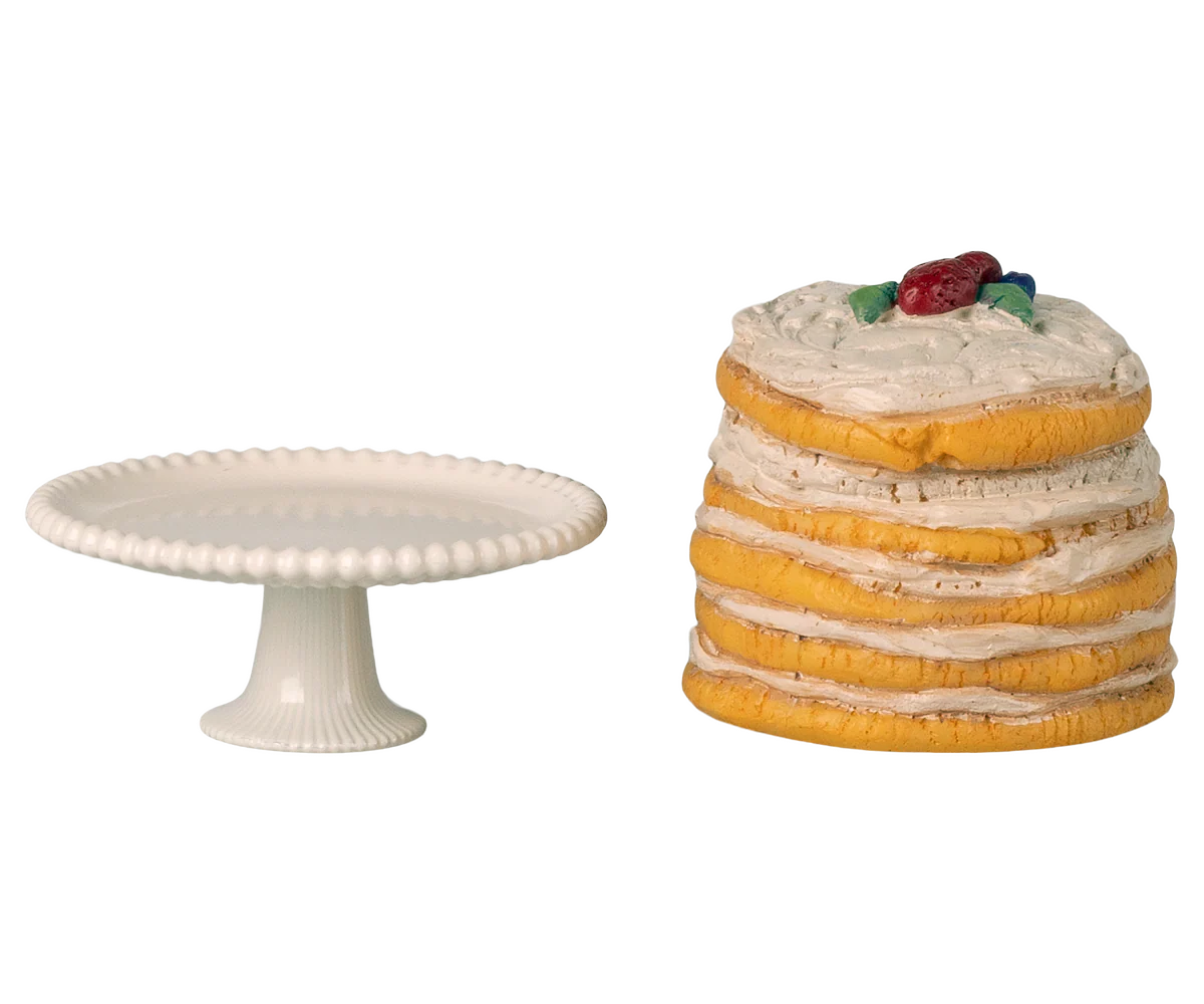 Partykuchen und Kuchenplatte