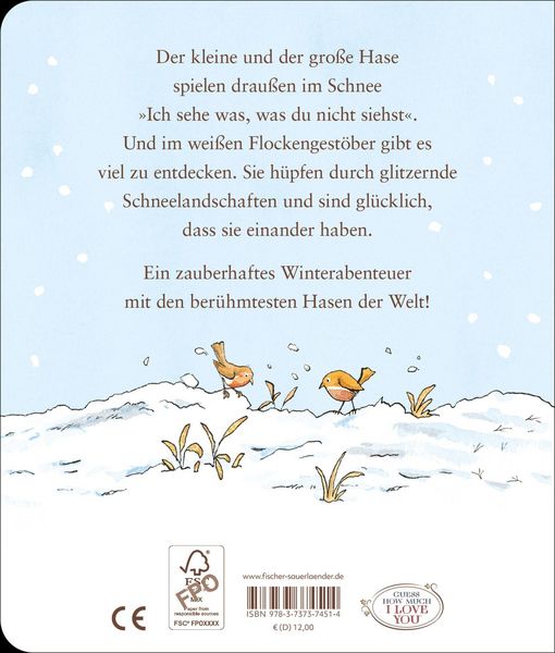 Weisst du eigentlich, wie lieb ich dich hab? ... wenn die Schneeflocken fallen