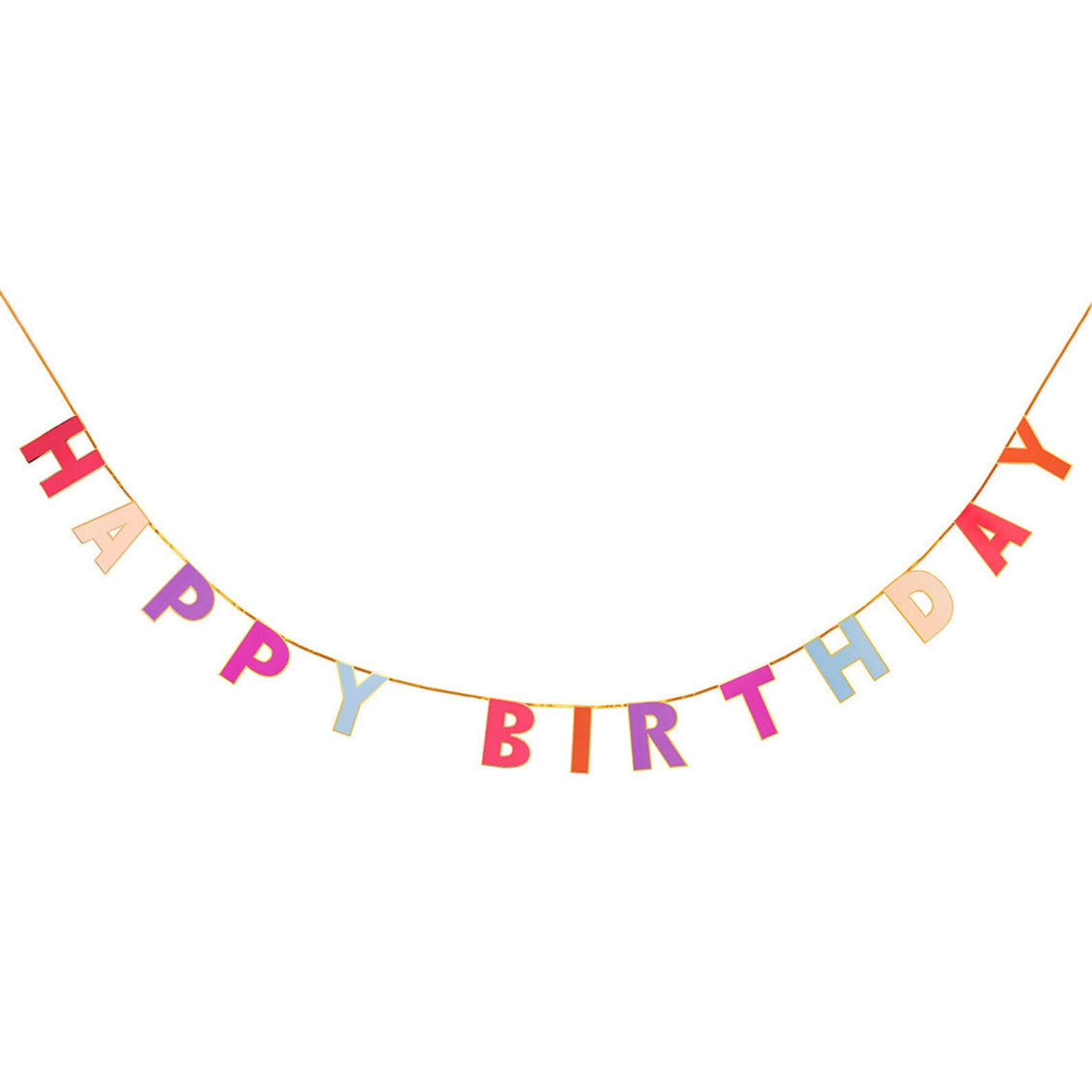 Happy Birthday Regenbogen Girlande