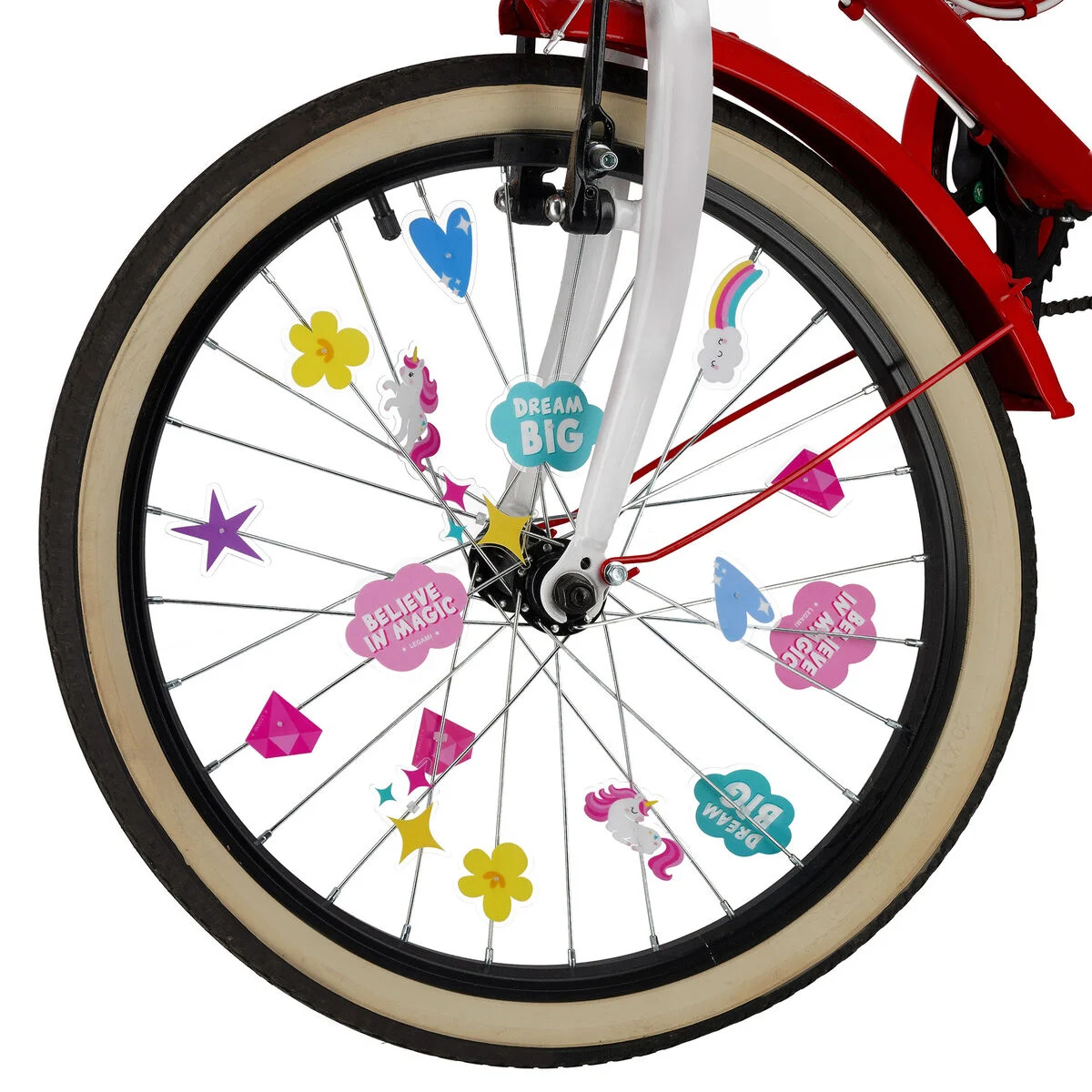 Dekoration für Fahrradspeichen