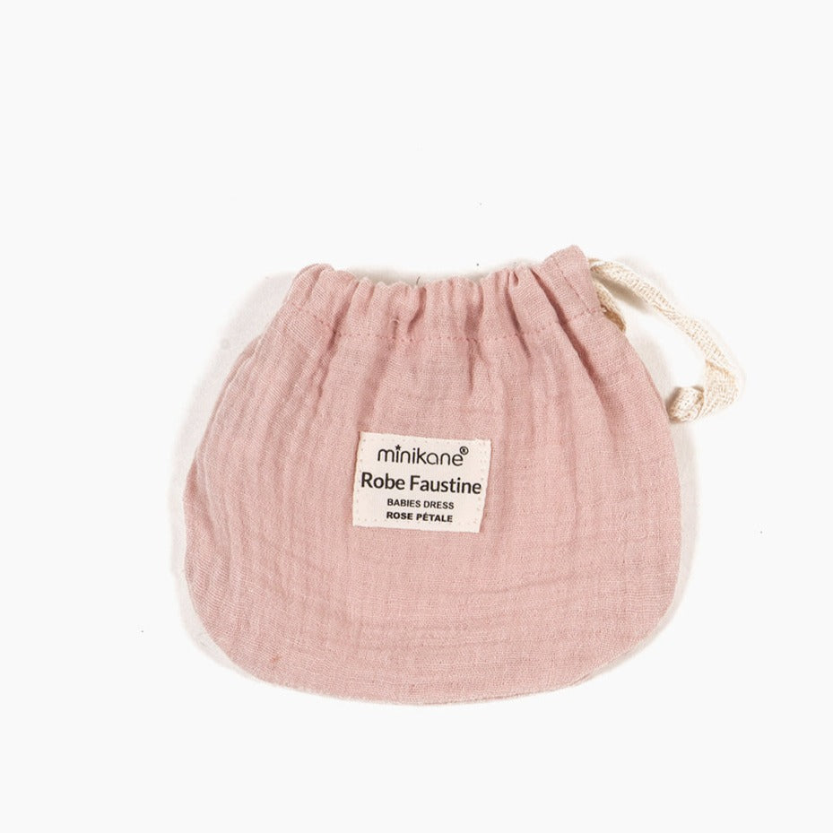 Puppenkleid mit Mütze für Puppen klein