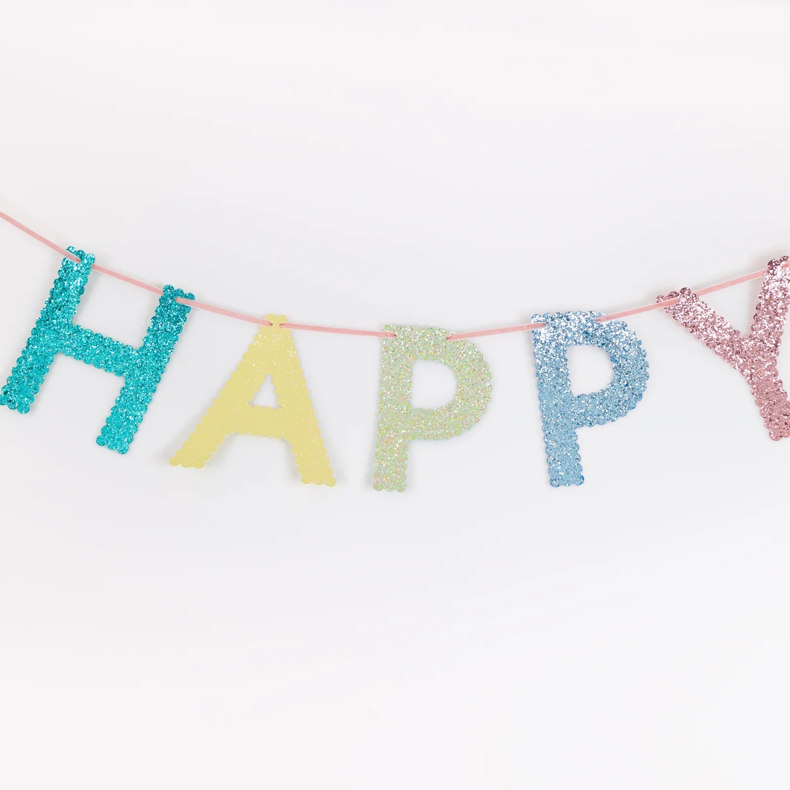 Glitzer-Girlande "Happy Birthday"
