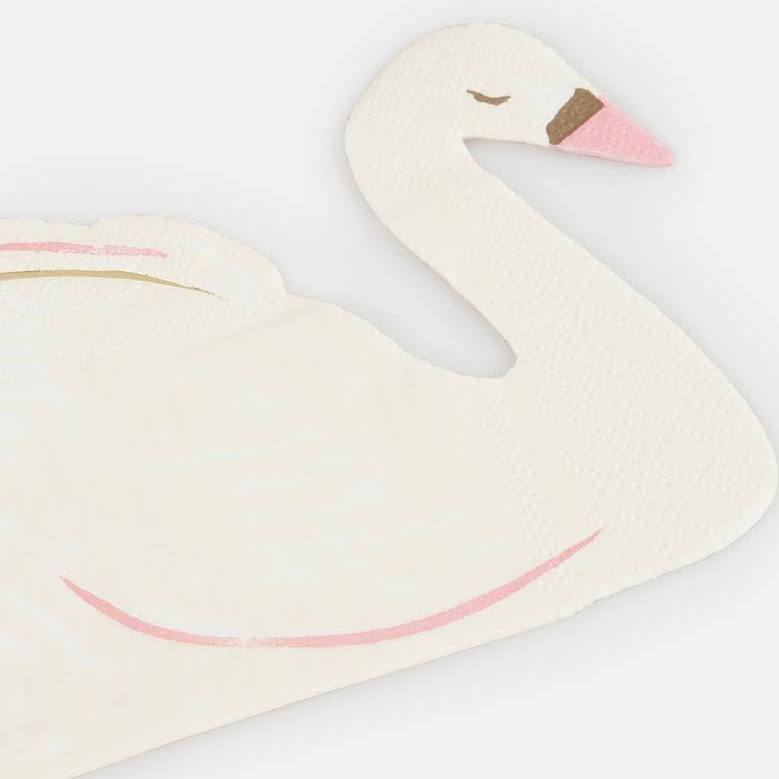Servietten Schwan